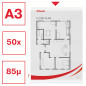 Esselte Quality, Pochettes Plastique Perforées A3 Portrait, Matière Grainée Mate Transparente, Ouverture sur le haut, Polypropyl Esselte Quality, Pochettes Plastique Perforées A3 Portrait, Matière Grainée Mate Transparente, Ouverture sur le haut, Polypropyl