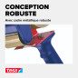 tesa Dévidoir Manuel de Ruban Adhésif D'Emballage ECONOMY – Dérouleur Robuste de Qualité Professionnelle pour Rubans D'Emballage