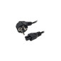 Omenex 491142 Câble d'alimentation secteur en trèfle Omenex 491142 Câble d'alimentation secteur en trèfle