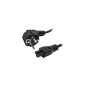 Omenex 491142 Câble d'alimentation secteur en trèfle Omenex 491142 Câble d'alimentation secteur en trèfle