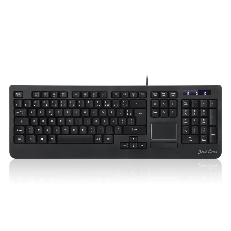 Perixx PERIBOARD-513II Clavier Filaire Avec Touchpad - Clavier Pleine Taille - USB - AZERTY Perixx PERIBOARD-513II Clavier Filaire Avec Touchpad - Clavier Pleine Taille - USB - AZERTY