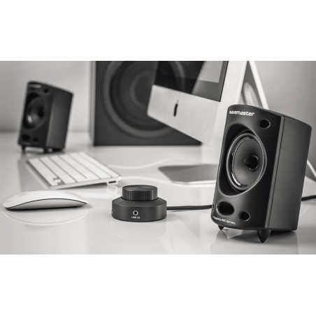 Wavemaster MOODY - Kit d'enceintes 2.1 Stereo (65 Watt) Pour TV, gaming, smartphone, PC, tablette