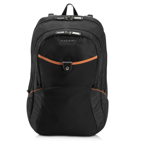 Everki Glide sac à dos ordinateur portable 17,3" pour femme et homme – robuste, déperlant, bandes réfléchissantes pour études, v