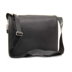 VISCONTI - Très Grand Sacoche Ordinateur 15-16 Pouces - Sac Bandoulière Homme Cuir - A4 Sac de Travail - Bandoulière Réglable -
