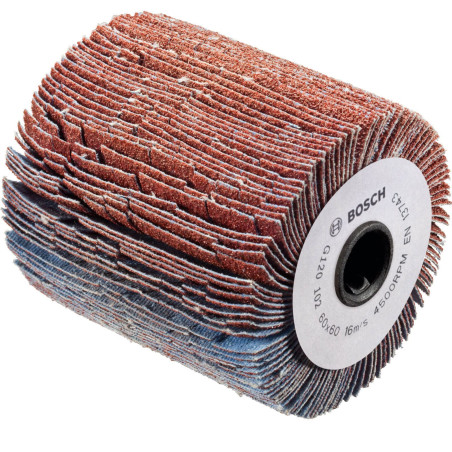 Bosch Home and Garden Rouleau à lamelles Boch - Accessoires pour PRR 250 ES (largeur 60, grain 240) 1600A0014X Rouge