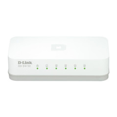 D-Link GO-SW-5E Switch 5 Ports Ethernet 10/100mbps - Idéal Partage de Connexion et Mise en Réseau Small/Home Office
