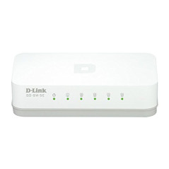 D-Link GO-SW-5E Switch 5 Ports Ethernet 10/100mbps - Idéal Partage de Connexion et Mise en Réseau Small/Home Office