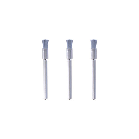 Dremel 443 Lot de 3 brosses acier en bout