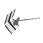 Antenne extérieure amplifiée de One for All - 9,5 à 15 DB - Réception TNT - Compatible Full HD - Installation aisée - SV9453 Antenne extérieure amplifiée de One for All - 9,5 à 15 DB - Réception TNT - Compatible Full HD - Installation aisée - SV9453