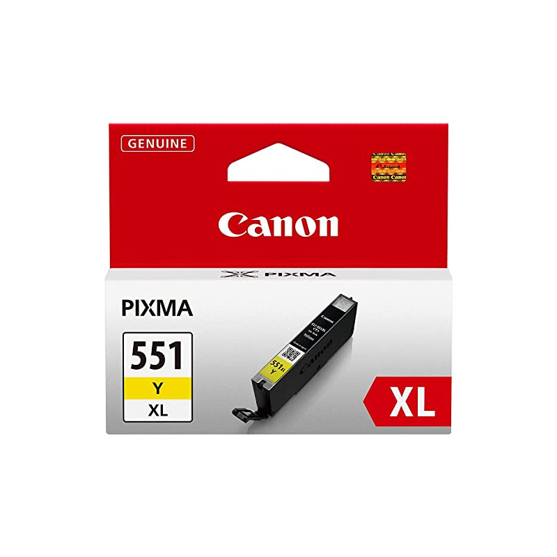 Canon CLI-551XL Cartouche Y Jaune XL (Emballage carton) Canon CLI-551XL Cartouche Y Jaune XL (Emballage carton)
