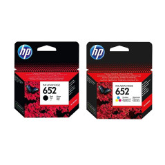 HP Lot de 1 Cartouches d'encre d'origine F6V25AE F6V24AE Deskjet Ink Advantage 1115 - Noir + Couleur - Puissance : BK env. 360 /