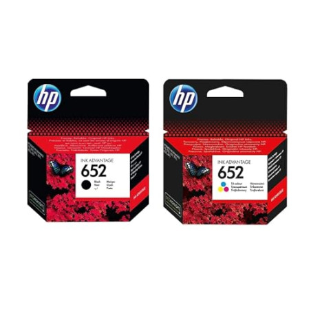 HP Lot de 1 Cartouches d'encre d'origine F6V25AE F6V24AE Deskjet Ink Advantage 1115 - Noir + Couleur - Puissance : BK env. 360 /