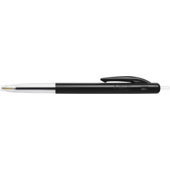 BIC M10 Original - Stylos-Bille Rétractables Pointe Moyenne (1,0 mm) - Encre de couleur Noire, Boîte de 90+10