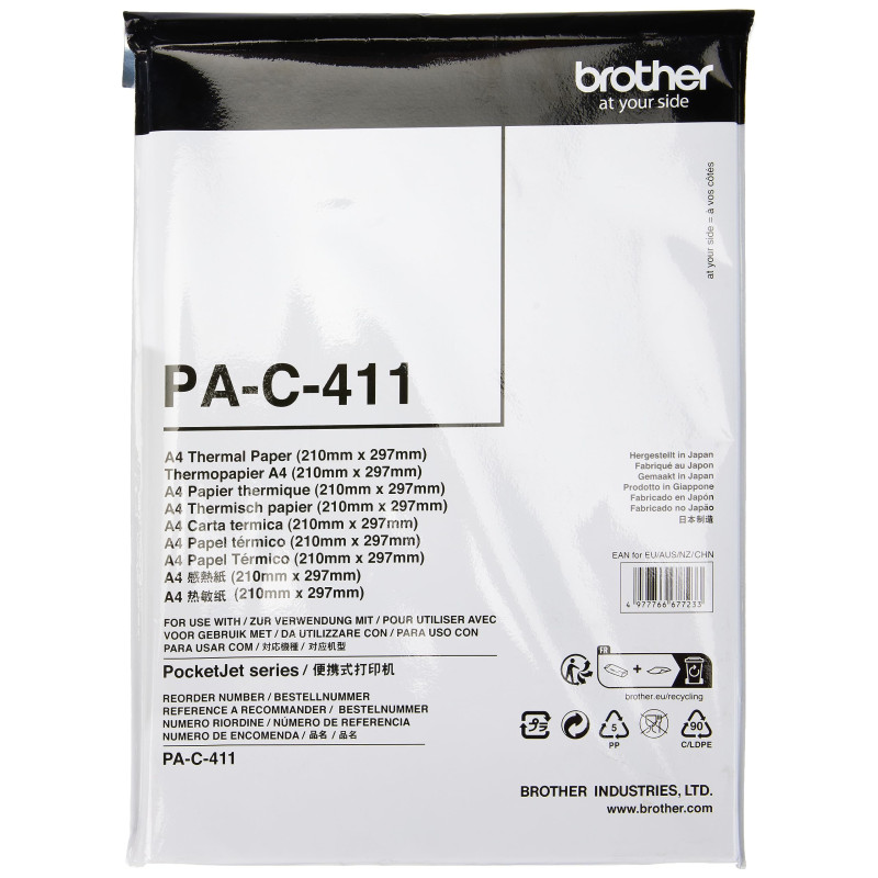 Brother Papier / Thermopapier / A4 / 100 Blatt papier thermique - Papiers thermique (A4, 100 feuilles) Brother Papier / Thermopapier / A4 / 100 Blatt papier thermique - Papiers thermique (A4, 100 feuilles)