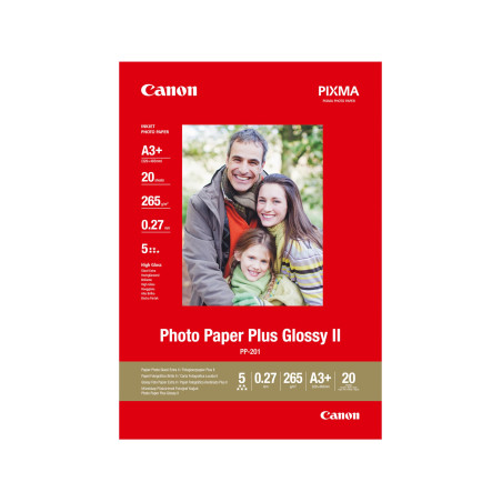 Canon PP-201 Papier Photo Brillant Format A3+ (20 feuilles)
