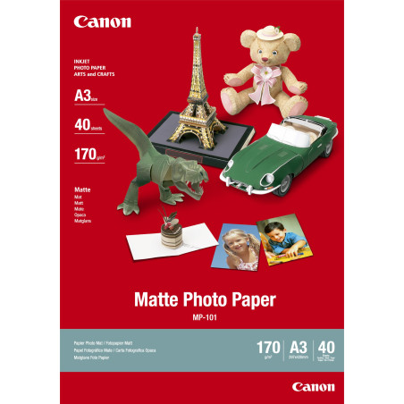 Canon MP-101 Papier Photo Canon Mat Format A3 (40 feuilles)
