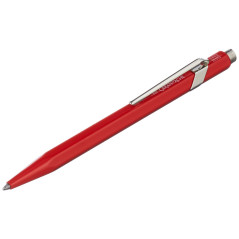Caran d'Ache 849 Métal Stylo à bille métal Rouge Cartouche rouge