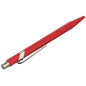 Caran d'Ache 849 Métal Stylo à bille métal Rouge Cartouche rouge