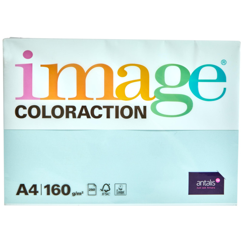 IMAGE Coloraction - 838A 160S 27 - Antalis - Papier couleur A4 - 160 g/m² - Lagon/27 (Import Allemagne) Bleu IMAGE Coloraction - 838A 160S 27 - Antalis - Papier couleur A4 - 160 g/m² - Lagon/27 (Import Allemagne) Bleu