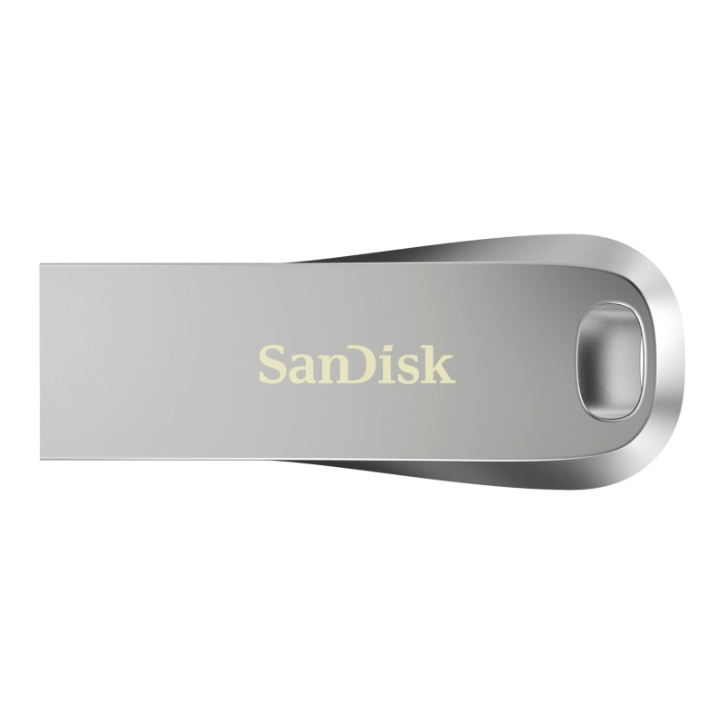 SanDisk 512 Go Ultra Luxe Flash Drive USB 3.2 Gen 1, Clé USB, des vitesses allant jusqu'à 400 Mo/s en lecture, Argent SanDisk 512 Go Ultra Luxe Flash Drive USB 3.2 Gen 1, Clé USB, des vitesses allant jusqu'à 400 Mo/s en lecture, Argent