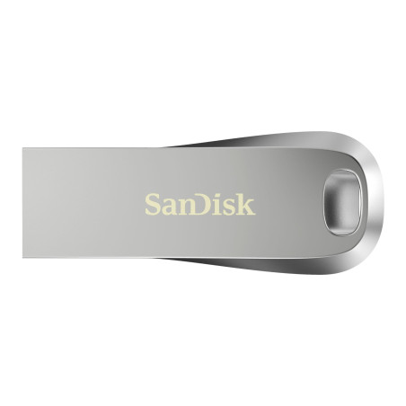 SanDisk 512 Go Ultra Luxe Flash Drive USB 3.2 Gen 1, Clé USB, des vitesses allant jusqu'à 400 Mo/s en lecture, Argent