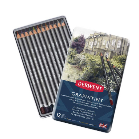 Derwent 0700802 Crayons de couleur Multicolore Boîte de 12