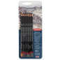 Derwent Crayons fusains teintés sous blister