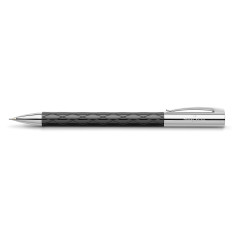 Faber-Castell 138900 - Portemine AMBITION Résine précieuse Rhombus, Mine : 0,7 mm, Emballage cadeau inclus, Couleur du corps : n