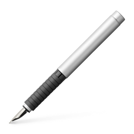 Faber-Castell 148523 Basic Stylo plume Plume B Métal mat