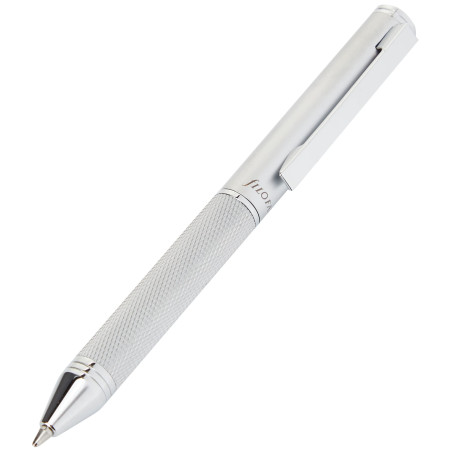 Filofax Grain Stylo-bille rétractable Argent