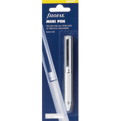Filofax Grain Stylo-bille rétractable Argent