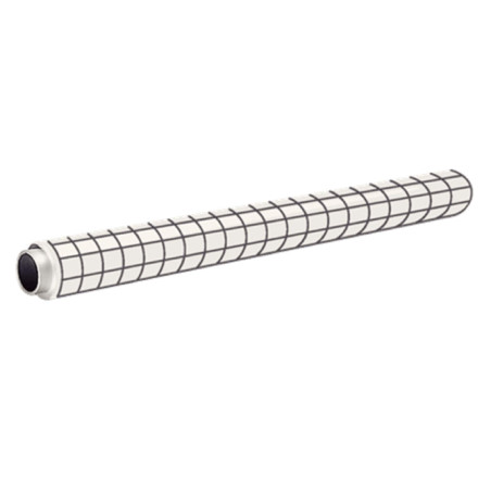 Leitz 70550001 Rouleau de Papier Autocollant EasyFlip Quadrillé pour Chevalet - Blanc