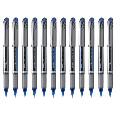 Pentel Energel Plus Stylo roller Pointe moyenne Bleu