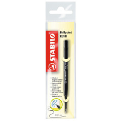 STABILO Recharge - Lot x 10 recharges stylo bille STABILO pointball - Noir