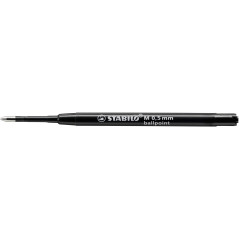 STABILO Recharge - Lot x 10 recharges stylo bille STABILO pointball - Noir