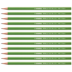 STABILO GREENgraph - Crayon papier - Lot x 12 crayons graphite HB