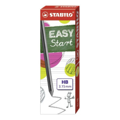 STABILO EASYergo 3.15 - Pack de 6 recharges mines HB