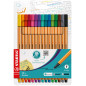 STABILO Stylo feutre pointe fine point 88 - Etui carton x 15 stylos feutres - Coloris assortis STABILO Stylo feutre pointe fine point 88 - Etui carton x 15 stylos feutres - Coloris assortis