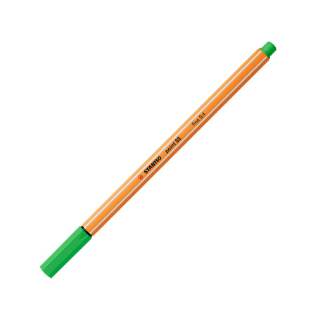 STABILO Stylo feutre pointe fine point 88 - Etui carton x 15 stylos feutres - Coloris assortis