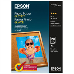 Epson Photo papier brillant A 4 20 feuilles 200 g, blanc, A4