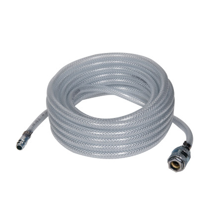 Mecafer 176008 Tuyau 7,5m 6x11mm pvc armé raccords rapides