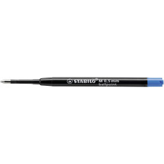 STABILO Recharge - Lot x 10 recharges stylo bille STABILO pointball - Bleu