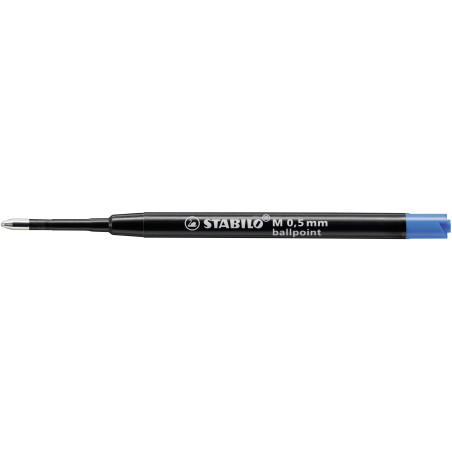 STABILO Recharge - Lot x 10 recharges stylo bille STABILO pointball - Bleu