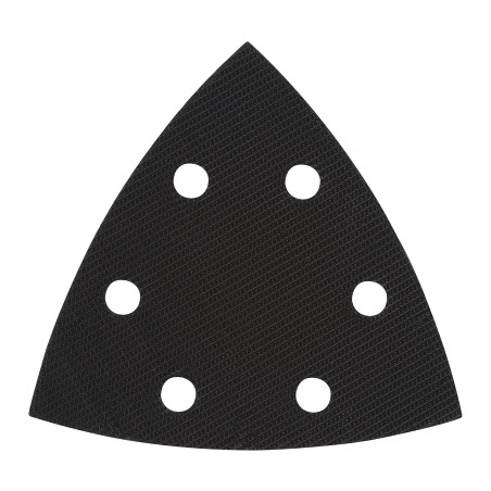 wolfcraft 1830000 1 Plateau Abrasif Delta 95 Mm Auto-agrippant Dur Perforée noir