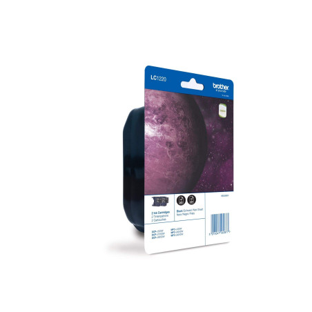 Brother Cartouche Jet d'encre Twin Pack noirLC1220BKBP2-LC1220BKBP2
