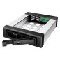 ICY Box Cadre Amovible 5,25" pour 1 Disque Dur SATA III/SAS II de 3,5" (8,9 cm) ou 1 Disque Dur SATA III/SAS II de 2,5" (6,35 cm ICY Box Cadre Amovible 5,25" pour 1 Disque Dur SATA III/SAS II de 3,5" (8,9 cm) ou 1 Disque Dur SATA III/SAS II de 2,5" (6,35 cm