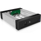 ICY Box Cadre Amovible 5,25" pour 1 Disque Dur SATA III/SAS II de 3,5" (8,9 cm) ou 1 Disque Dur SATA III/SAS II de 2,5" (6,35 cm ICY Box Cadre Amovible 5,25" pour 1 Disque Dur SATA III/SAS II de 3,5" (8,9 cm) ou 1 Disque Dur SATA III/SAS II de 2,5" (6,35 cm