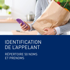 Panasonic KX-TG1612FRF Téléphone Duo sans fil DECT sans répondeur Pourpre [Version Française]
