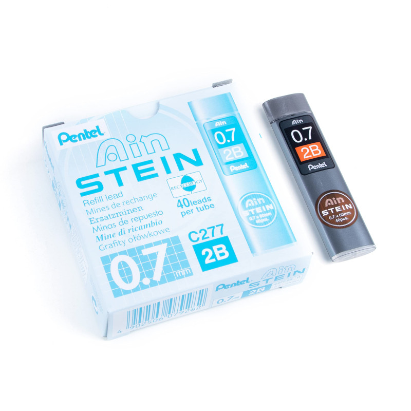 Pentel C277-2B Lot de 12 Etuis de 40 mines 0,7mm 2B pour porte-mines Pentel C277-2B Lot de 12 Etuis de 40 mines 0,7mm 2B pour porte-mines