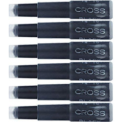 Cross 8921 recharge pour stylos Noir 6 pièce(s) - Recharges pour stylos (Noir, Stylo-plume, 6 pièce(s))